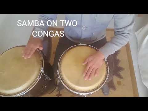How to play Samba on two congas