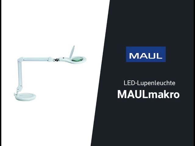 Video teaser voor MAULmakro Lupenleuchte - weiß
