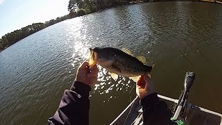 preview picture of video 'Winter Time Largemouth Bass Fishing HD'