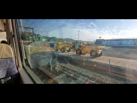 Northern Explorer Leaving Wellington, New Zealand,  9 October 2020