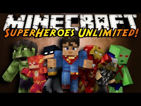 Sky Does Everything - Minecraft Mod Showcase : SUPERHEROES UNLIMITED!