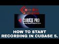 HOW TO START RECORDING IN CUBASE 5 Cubase