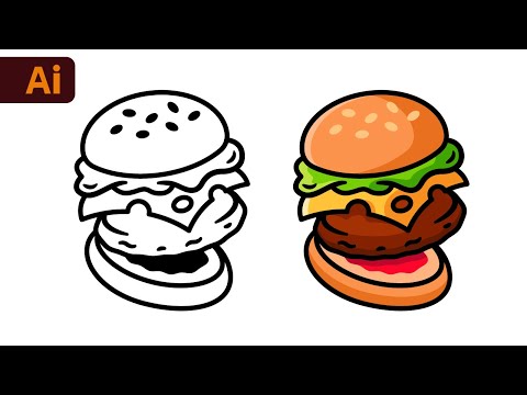 Adobe Illustrator Tutorial Create a Vector Pizza from Sketch HD