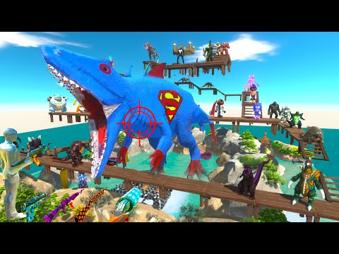 FPS AVATAR rescue mission AROUND KING SHARK SUPERMAN SAVE GIRL - ARBS