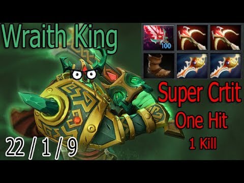 Dota 2 Super Crit Wraith King!!!