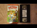 Opening Closing To Arthur The Good Sport 2002 VHS