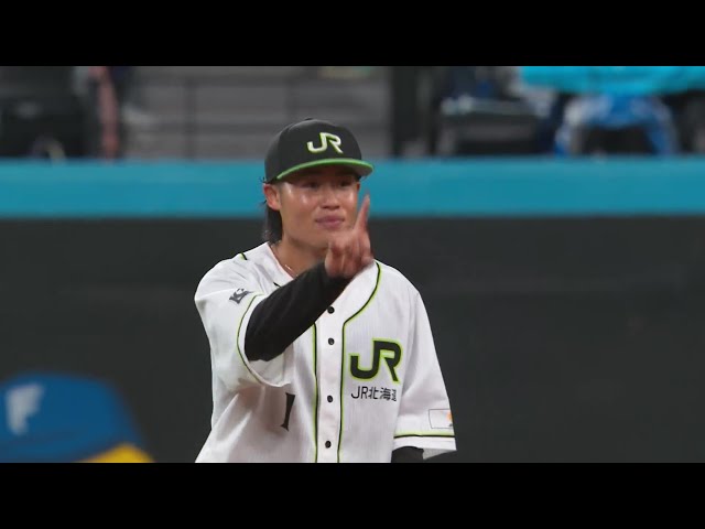 【5回裏】JR北海道硬式野球クラブ・石川楓雅 ゴロに素早くチャージし華麗にアウトを奪う!!  2024年8月30日 北海道日本ハムファイターズ 対 北海道社会人・大学選抜