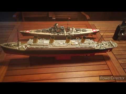 How I built my Rc Titanic and Bismarck.