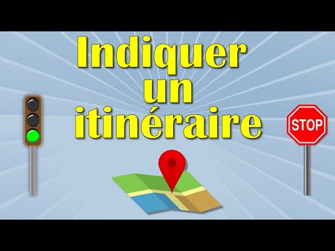 Français A1 : Indiquer et comprendre un ITINÉRAIRE🚶🗺️