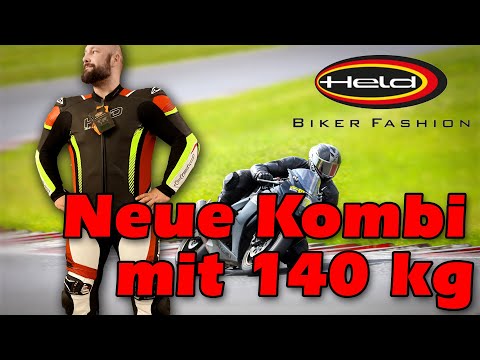 Neue Lederkombi (Einteiler) mit 140 kg und 190 cm - Held Brands Hatch. Unboxing, Erster Eindruck