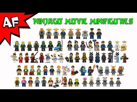 Lego Ninjago Movie Minifigures 2017 Complete Collection