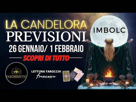 SCOPRI DI TUTTO ❗️😱 💥LA SETTIMANA DELLA VERITÁ 🔮 (Candelora| Imbolc - Luna Piena )