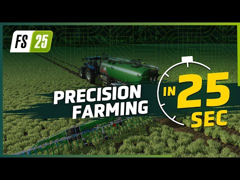 Precision Farming in 25 Seconds | Farming Simulator 25