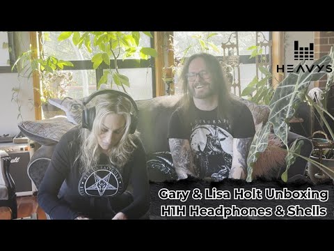 GARY & LISA HOLT Unboxing the H1H Headphones | HEAVYS