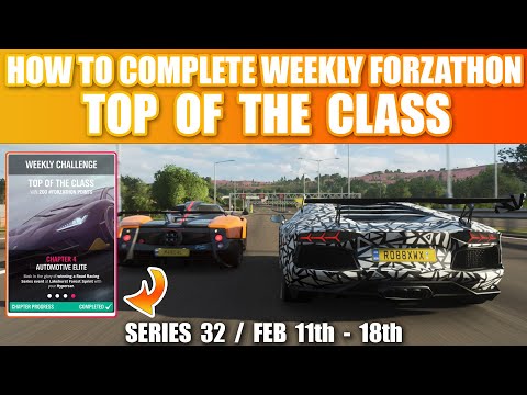 FH4 HOW TO GET A CHEAP HYPERCAR AND COMPLETE SERIES 32 SUMMER #FORZATHON TOP OF THE CLASS