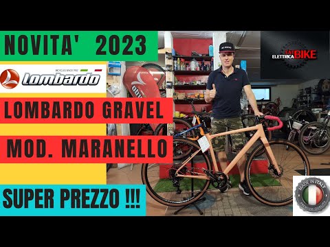 BICI LOMBARDO MARANELLO 28" 2023 - GRAVEL IN ALLUMINIO - MADE IN ITALY - SUPER PREZZO!