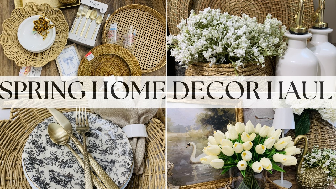 SPRING HOME DECOR HAUL & Styling Ideas