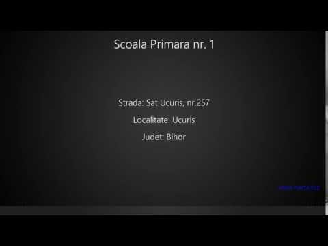 Scoala Primara nr. 1 Ucuris