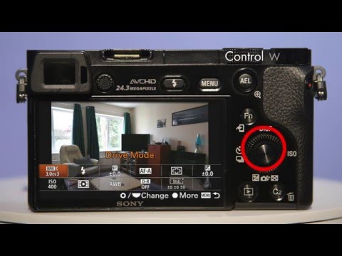 Setting up Exposure Bracketing on a Sony A6000