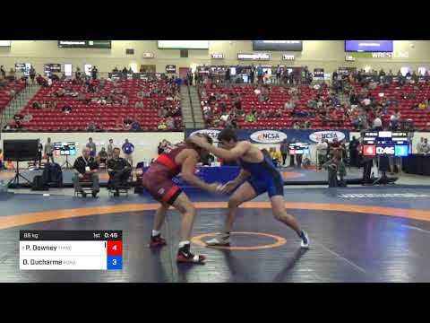 2018 Marine Corps US Open/Senior Men's Freestyle 86 Rnd Of 16 - Pat Downey (TMWC) Vs. Dominic Duch