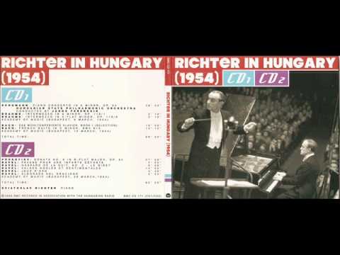 Sviatoslav Richter in Budapest, 1954 - Schumann Piano Concerto