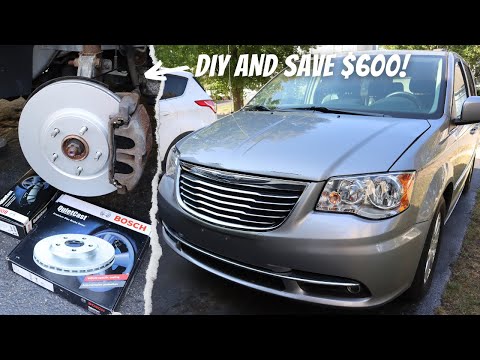How to Change Front Brake Rotors & Pads on Chrysler Town and Country, Dodge Caravan