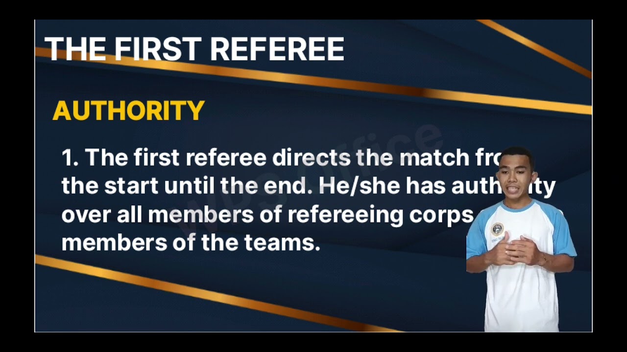 The Volleyball's Referees and Procedures