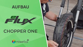 Unboxing / Aufbauvideo - eFlux Chopper One - Deutsch