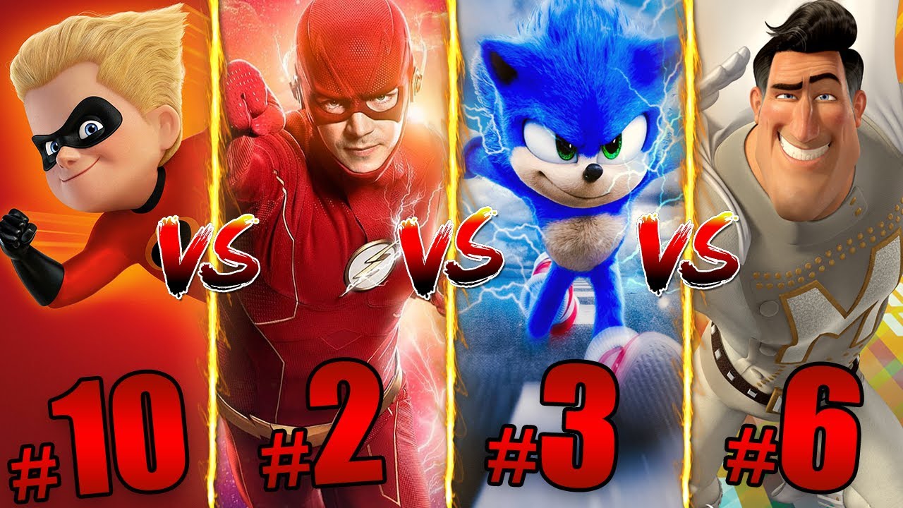 Who's Really the Fastest Speedster Out There? | Ranking Movie Speedsters From Slowest to Fastest!