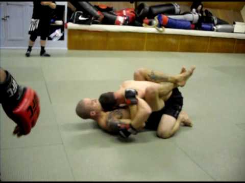 Joe taylor vs alex (mma)  round 1.AVI