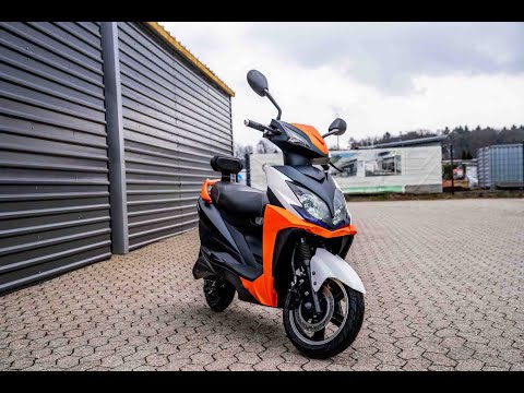 NEUHEIT Update E-Roller Falcon 45 km/h 3400 Watt Doppel-Akku System Wechsel Akku Typ Elektroroller