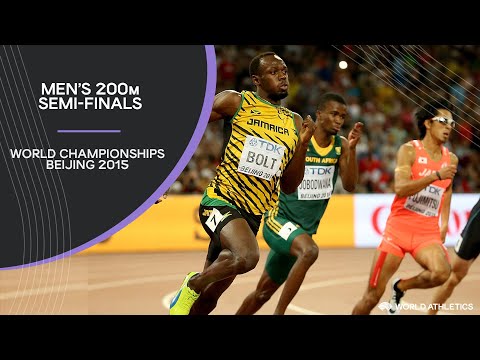 Men's 200m Semi-Finals | World Athletics Championships Beijing 2015