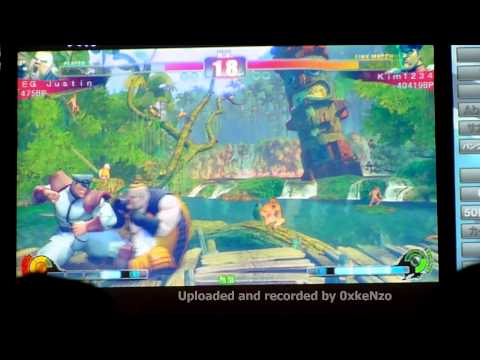 Street Fighter 4 Tougeki SBO 2010 Kim1234 (M.Bison; Vega) vs Justin Wong (Rufus) HD