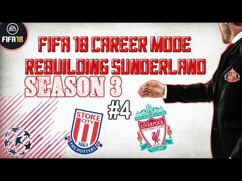THRASHING AT ANFIELD!!! | REBUILDING SUNDERLAND CAREER MODE S3 EP4 | FIFA 18 CAREER MODE