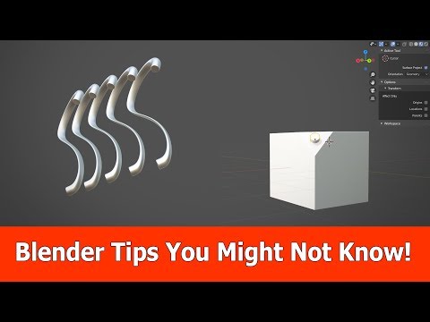 Blender Tips That You Might Not Know