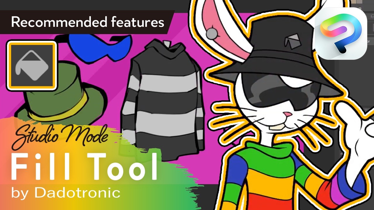 Explore the Fill Tool with Dadotronic | Clip Studio Paint Recommended Feature