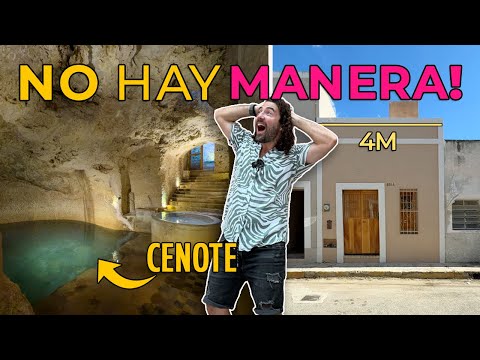 CASITA con CENOTE en el PATIO!!! Lo DESCUBRIERON mientras REMODELABAN y lo APROVECHARON!!!