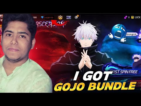 How Many Diamonds I Spend For Gojo Bundle 🤯 || Garena free fire max 🔥