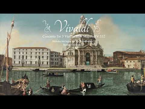 Vivaldi: Concerto for 3 Violins in A Major, RV 552 "Per eco in lontano" (1740)