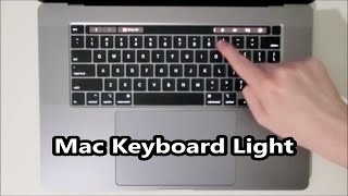 How to Turn Keyboard Light ON or OFF & Adjust Brightness MacBook Pro 16