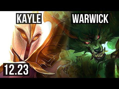 KAYLE vs WARWICK (TOP) | 1/1/8 | KR Diamond | 12.23