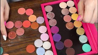 RE-ORGANIZE MY ZPALETTE WITH ME! Makeup Organization 2019
