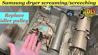 Replace Samsung dryer idler pulley and belt