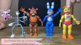 How to assemble Toy Animatronics from Jazwares Endo series #fnaf #freddy #bonnie #chica #manglefnaf 
