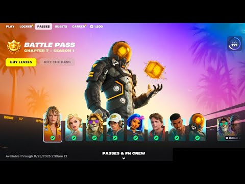 Fortnite CHAPTER 7 Battle Pass (Pacific Break)
