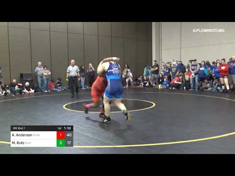 200 Lbs Rr Rnd 1 Ariyanna Anderson Tennessee Dual Vs Marie Butz Ohio Draw