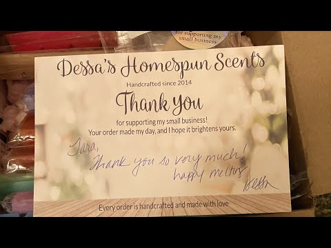 Dessa’s Homespun Scents January 2025 Preorder 🤍 #waxmelts #waxhaul