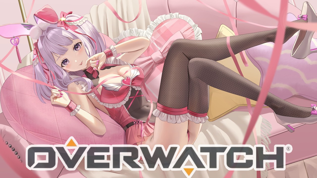 【Overwatch】土曜の夜はライバル♡久々にゆっくり飲もうかなーなんて🌙濃厚ポンコツお姉さんはこちらです🩷#オーバーウォッチ #vtuber