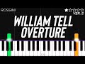 Rossini William Tell Overture EASY Piano Tutorial