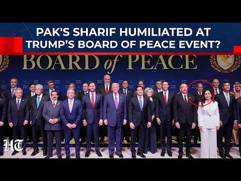 Pakistan's Shehbaz Sharif Flattered Trump But Got Pushed To Back Row At First Board of Peace Meet?